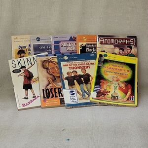 9 Assorted paperback books for young teens